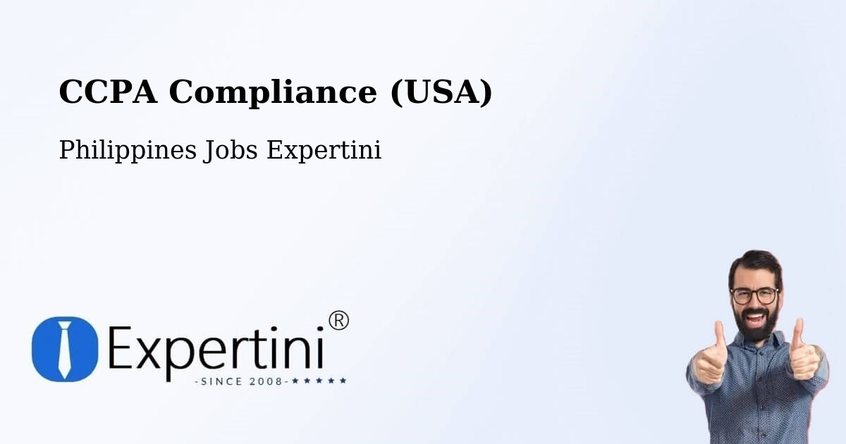 CCPA Privacy Rights & Compliance Notice – Manaring - Philippines Jobs Expertini