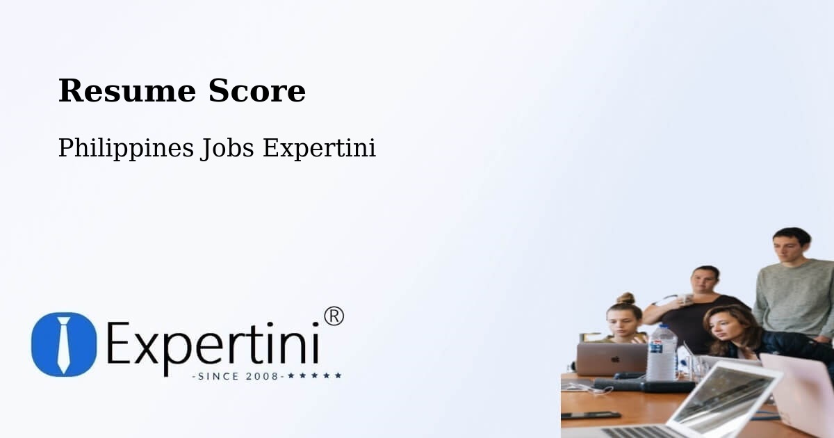 Resume Score & Job Description Match Tool – Manaring - Philippines Jobs Expertini