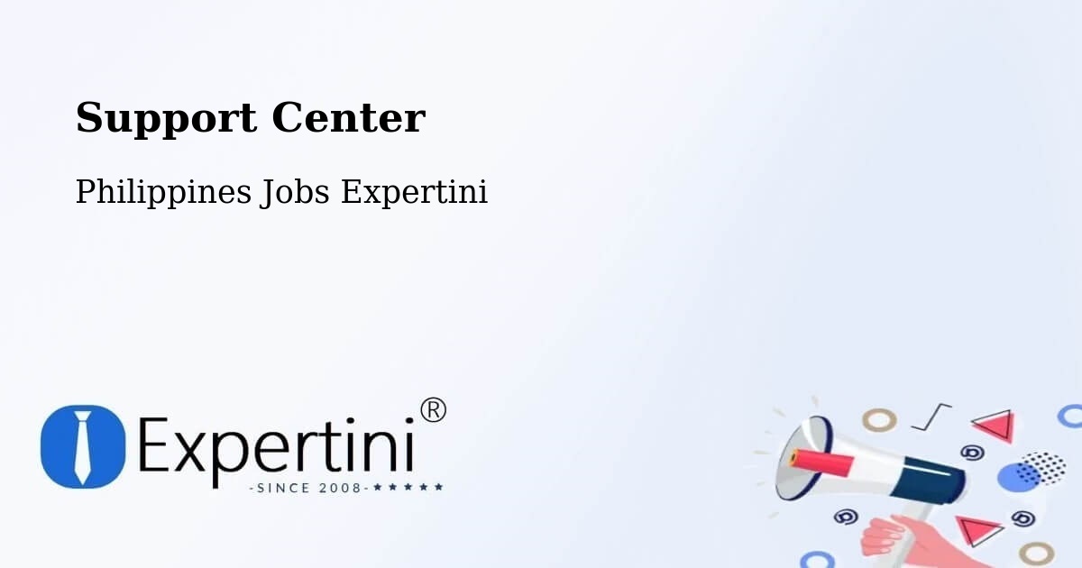 Support Services – Manaring - Philippines Jobs Expertini