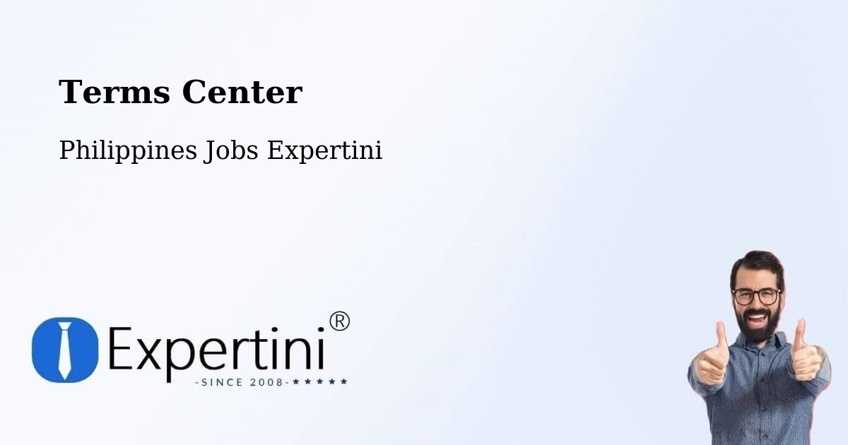 Terms of Service – Manaring - Philippines Jobs Expertini